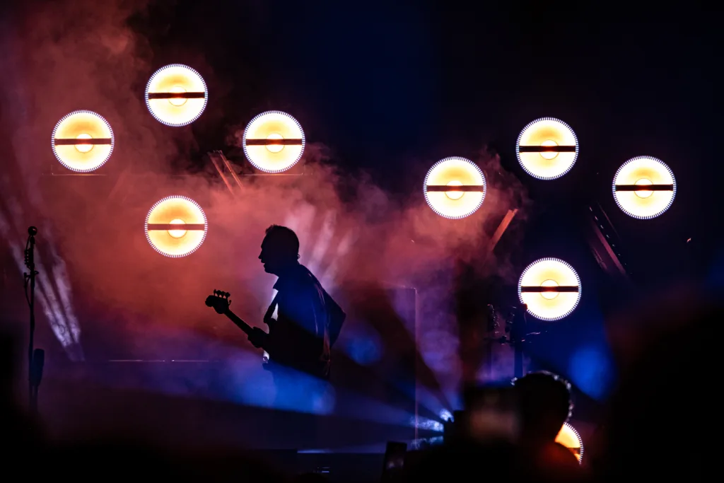 Shinedown, Coheed & Cambria, and From Ashes to New performing live in concert